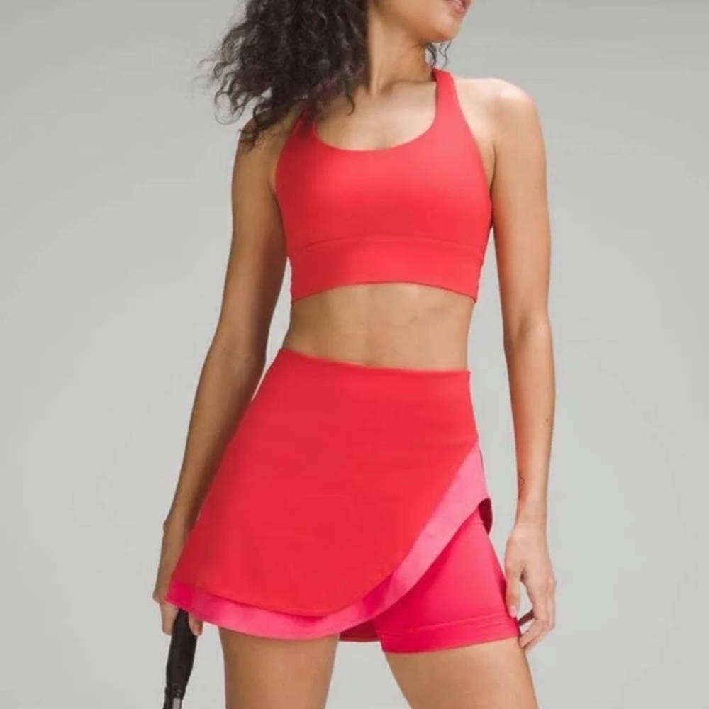 Lululemon Athletica Asymmetrical Layered High Rise Tennis Skirt - Picture 2 of 3